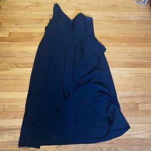 City chic black one-strap cocktail dress